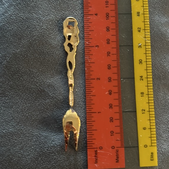 VINTAGE STAMPED NILS JOHAN E.R.NS. ALP. ORNATE COCKTAIL FORK - Picture 14 of 16